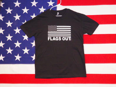 Men's FLAGS OUT T-Shirt / Premium Cotton-Poly Blend